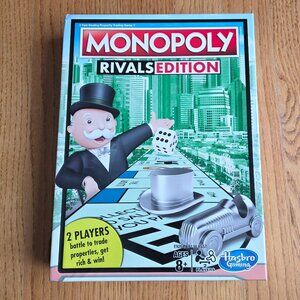 Monopoly Rivals Edition Board Game | 2 Players | Hasbro Community Chest Chance